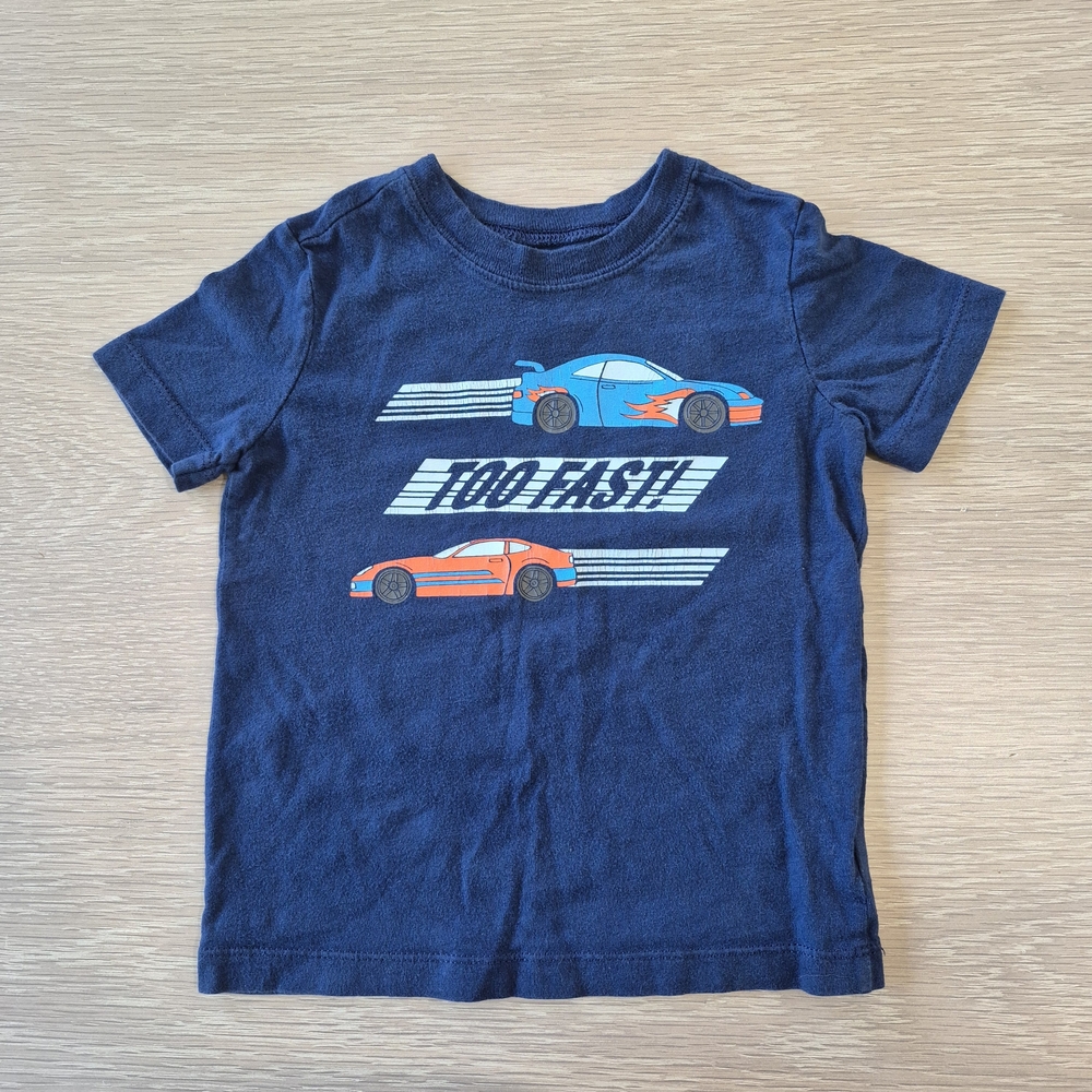 Toddler 18 Months Carter's Navy Racing Car Tee